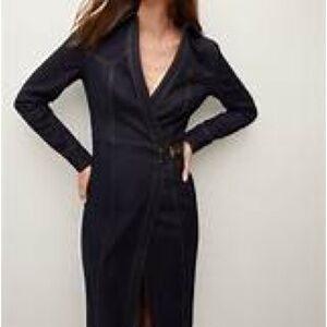 Veronica Beard Arlington Denim Wrap Dress Size 4